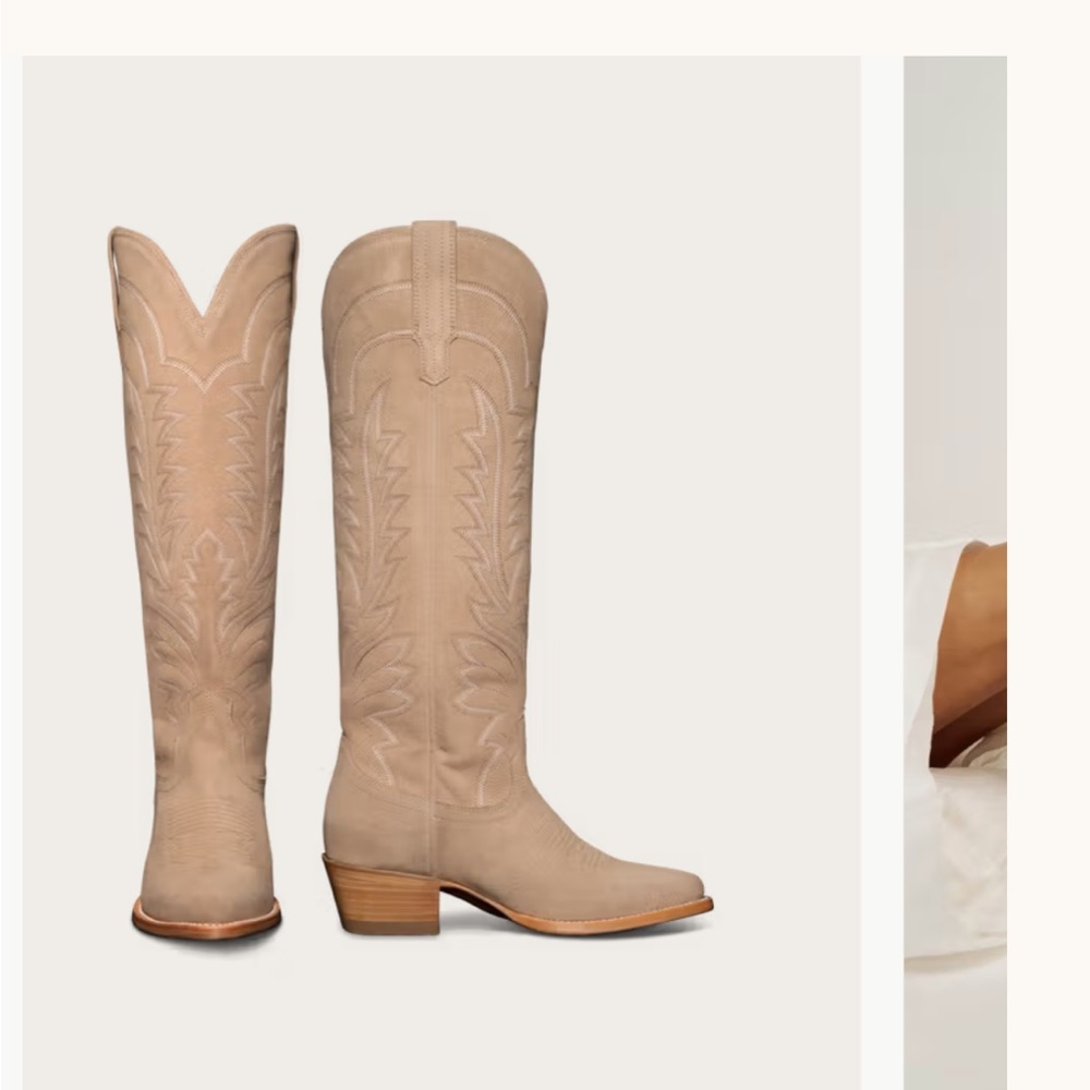 BRAND NEW IN BOX Tecovas The Abby Boot in Driftwood Size 8.5 - Picture 3 of 7